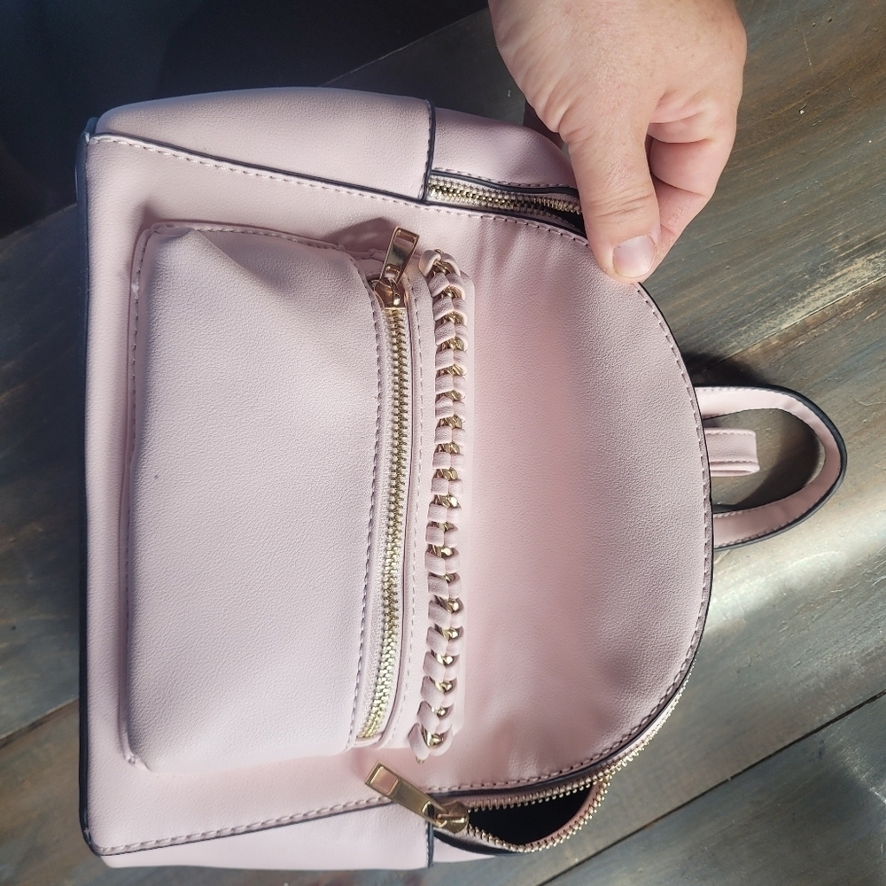 Ardene Pink Mini Backpack - Picture 2 of 6